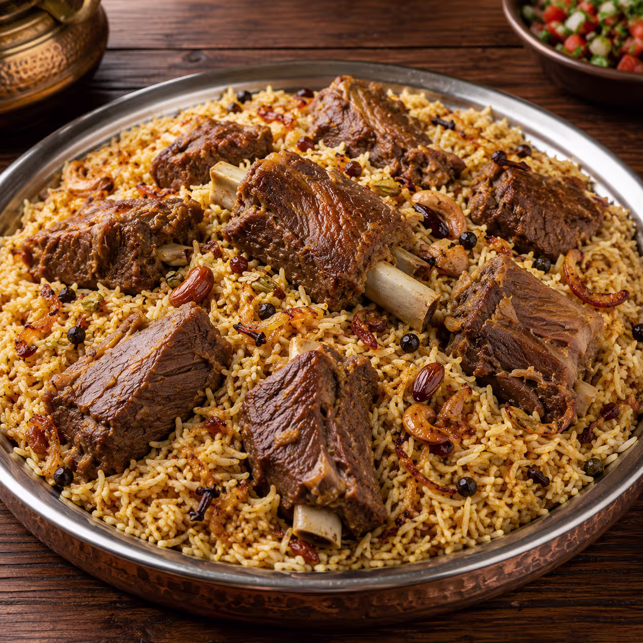 كبسة باللحم البلدي